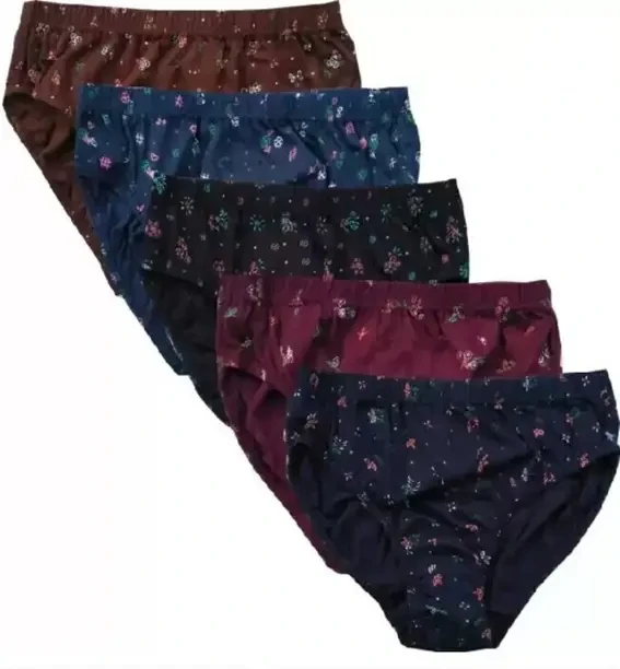 Pack of 5 Women Hipster Multicolor Panty