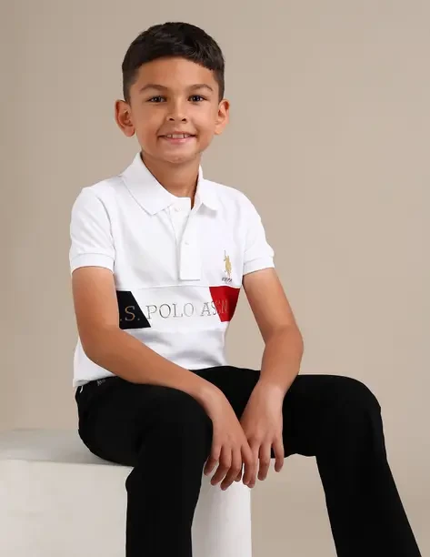 Boys Graphic Print Pure Cotton Regular T Shirt  (White, Pack of 1)