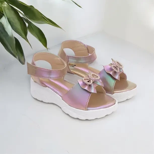 Velcro Flats For Girls  (Multicolor , 3.5 TO 4 Years)