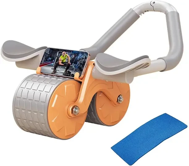 HurryShoppy Abs Wheel Roller Ab Automatic Six Pack Workout Exercise Equipment for Men Women Fitness Accessory Kit Kit